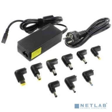 ORIENT PU-A60W Универсальный блок питания, мощность 60Вт, U вых:15-20В, 9 сменных коннекторов (8+Lenovo), автоматическое переключение 18.5/19/19.5/20В, защита от КЗ и перегрузки (30945)