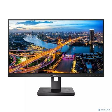 LCD PHILIPS 23.8" 243B1 черный с поворотом экрана {IPS 1920x1080 75Hz 4ms 178/178 250cd HDMI1.4 DisplayPort1.2 5xUSB 3.2 USB-TypeC3.2 RJ45 MM}
