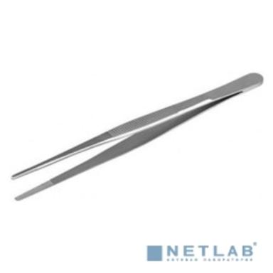 Rexant (12-0368) Пинцет прямой, рифленый 200 мм (блистер)
