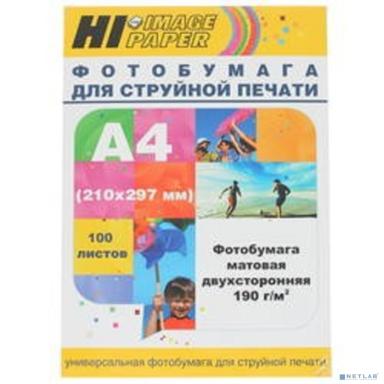 Hi-Black A201544 Фотобумага матовая двусторонняя (Hi-image paper) A4 190 г/м, 100 л. (DMC190-A4-100 )