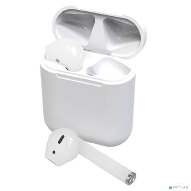 RITMIX RH-825BTH TWS white {Bluetooth 5.0 + EDR, сенсорное управление, 12 мм, 20-20000 Гц, 32 Ом, 35 мАч (наушники), 350 мАч }