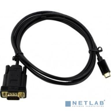 VCOM CU421C-1.8M Кабель-адаптер USB 3.1 Type-Cm --> VGA(M) 1080@60Hz, 1.8M VCOM <CU421C-1.8M>