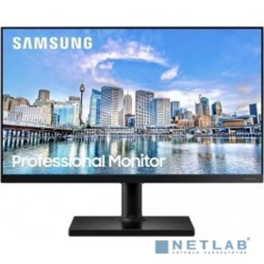 LCD Samsung 23.8" F24T450FQI Black с поворотом экрана {IPS 1920x1080 75Hz 4ms 178/178 250cd 1000:1 HDMI DisplayPort 2xUSB Pivot}