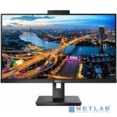 LCD PHILIPS 23.8" 242B1H черный с поворотом экрана {IPS 1920x1080 75Hz 4ms 178/178 250cd DVI HDMI WebCam 2x2W}