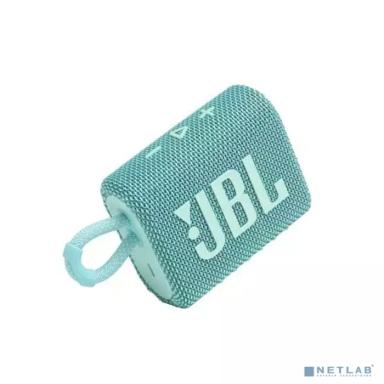 Колонка порт. JBL GO 3 бирюзовый 3W 1.0 BT (JBLGO3TEAL)