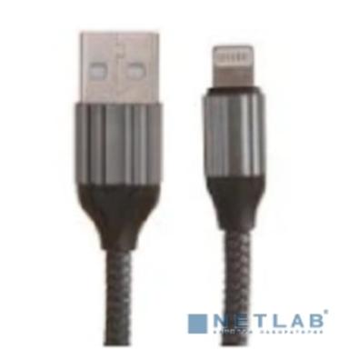 LDNIO LD_B4572 LS432/ USB кабель Lightning/ 2m/ 2.4A/ медь: 120 жил/ Нейлоновая оплетка/ Gray