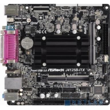 Asrock J4125 MITX J4125B-ITX {Intel UHD Graphics 600.Intel Celeron J4125,Слоты: PCI-E 2.0 x16 х 1,}