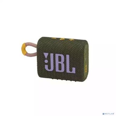 Колонка порт. JBL GO 3 зеленый 4W 1.0 BT (JBLGO3GRN)