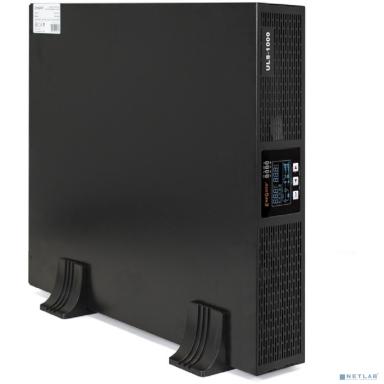 Exegate EP285646RUS ИБП On-line ExeGate PowerExpert ULS-1000.LCD.AVR.C13.USB.RS232.SNMP.2U <1000VA/1000W, On-Line, PF=1, LCD, 4*IEC-C13, RS232, USB, SNMP-slot, Rackmount 2U/Tower, Black>