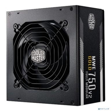 Блок питания Cooler Master ATX 750W MWE Gold V2 Full Modular 750W 80+ gold (24+4+4pin) APFC 120mm fan 8xSATA Cab Manag RTL (MPE-7501-AFAAG-EU)