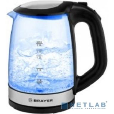 BRAYER 1040BR-BK Чайник, 2л, 2220Вт, черный