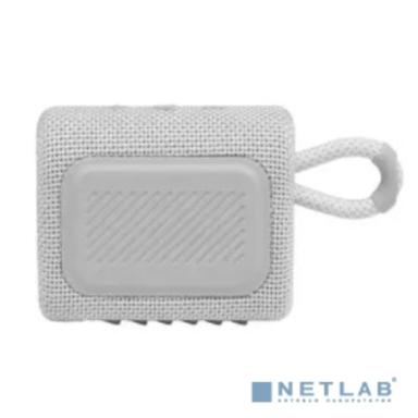 Колонка порт. JBL GO 3 белый 4.2W 1.0 BT (JBLGO3WHT)