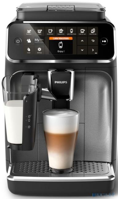 PHILIPS EP4346/70 Кофемашина, цвет черный/серебристый