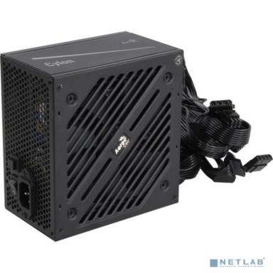 Блок питания Aerocool ATX 600W CYLON 600 80+ (24+4+4pin) APFC 120mm fan color 5xSATA RTL
