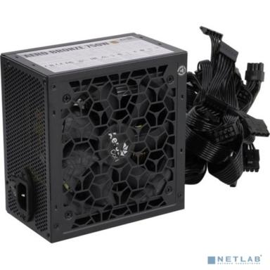 Блок питания 750W Aerocool AERO BRONZE 750W 80+ bronze (24+4+4pin) APFC 120mm fan 6xSATA RTL (AERO BRONZE 750W)