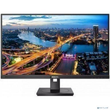 LCD PHILIPS 27" 276B1 черный с поворотом экрана {IPS 2560x1440 75Hz 4ms 178/178 300cd 1000:1 8bit HDMI1.4 DisplayPort1.4 AdaptiveSync RJ45 3xUSB3.2 USB-C(PD 65W) AudioOut 2x2W VESA}