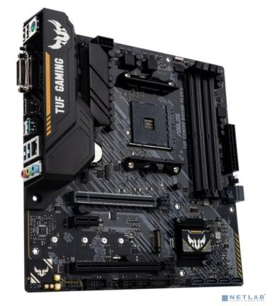 ASUS TUF GAMING B450M-PLUS II (Socket AM4, mATX, 4xDDR4(128GB), DVI-D/HDMI 2.0, 1xPCIe 3.0x16/1xPCIe 2.0x16/1xPCIe 2.0, 1xLAN, 6xSATA 6Gb/s, 1xM.2, 1xType-C, 3xUSB 3.2, 2xUSB 2.0, 1xPS/2)