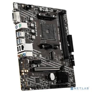 MSI B550M-A PRO Soc-AM4 AMD B550 2xDDR4 mATX AC`97 8ch(7.1) GbLAN RAID+DVI+HDMI
