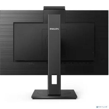 LCD PHILIPS 23.8" 243B1JH/00 черный {IPS 1920x1080 75Hz 4ms 178/178 250cd 1000:1 8bit(6bit+FRC) HDMI DisplayPort(IN/OUT) AdaptiveSync 4xUSB3.2 USB-C WebCam RJ45 2x3W VESA}