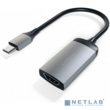 Satechi [ST-TC4KHAM] Адаптер Type-C to HDMI4K 60HZ Поддержка 4K/60Hz. Материал корпуса алюминий. Цвет серый космос.Satechi Type-C HDMI Adapter