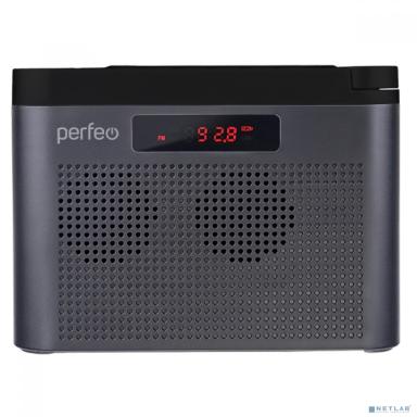 Perfeo радиоприемник цифровой ТАЙГА FM+ 66-108МГц/ MP3/ встроенный аккум,USB/ серый (I70GR) [PF_C4941]