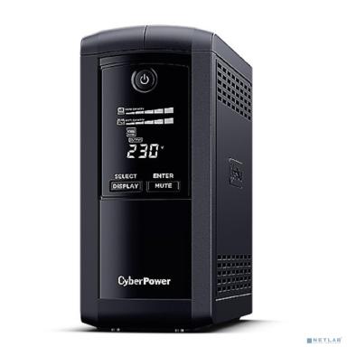 CyberPower VP700EILCD ИБП {Line-Interactive, Tower, 700VA/390W USB/RS-232/RJ11/45  (6 IEC С13), 12В/7 Ач х 1}