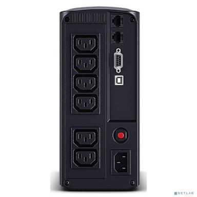 CyberPower VP700EILCD ИБП {Line-Interactive, Tower, 700VA/390W USB/RS-232/RJ11/45  (6 IEC С13), 12В/7 Ач х 1}