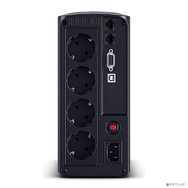 CyberPower VP1000ELCD ИБП {Line-Interactive, Tower, 1000VA/550W USB/RS-232/RJ11/45  (4 EURO), 12В/9 Ач х 1}