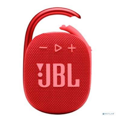 Динамик JBL Портативная акустическая система  JBL CLIP 4, красная