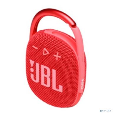 Динамик JBL Портативная акустическая система  JBL CLIP 4, красная