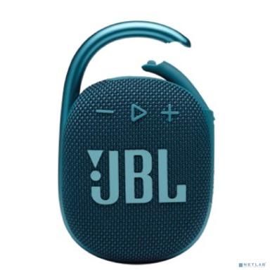 Динамик JBL Портативная акустическая система  JBL CLIP 4, синяя (JBLCLIP4BLU)