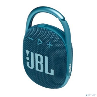 Динамик JBL Портативная акустическая система  JBL CLIP 4, синяя (JBLCLIP4BLU)