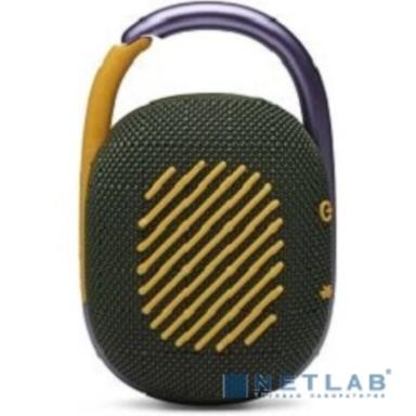 Колонка порт. JBL Clip 4 зеленый 5W 1.0 BT 15м 500mAh (JBLCLIP4GRN)