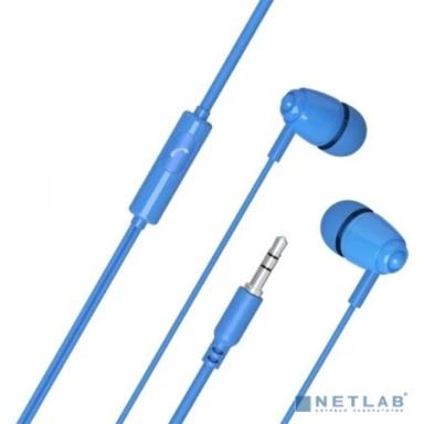 Perfeo наушники внутриканальные c микрофоном ALTO-M синие [PF_C3195]
