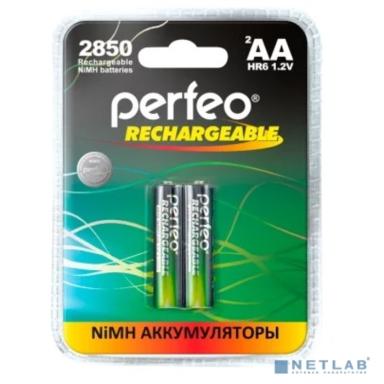 Perfeo AA2850mAh/2BL  Аккумулятор Пластик