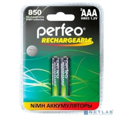 Perfeo AAA850mAh/2BL  Аккумулятор Пластик