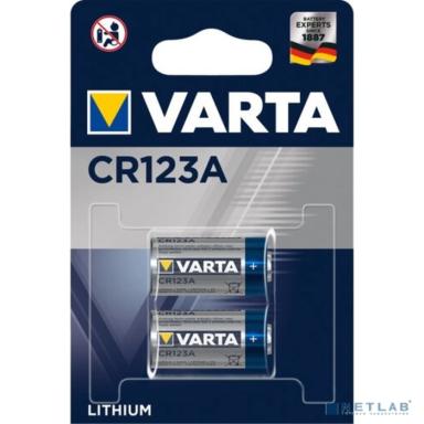 VARTA CR123A/2BL 6205  (2 шт. в уп-ке) 