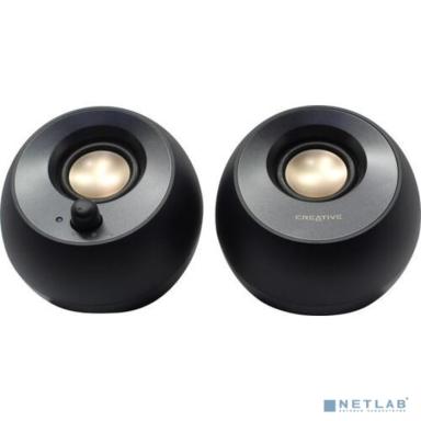 Creative Pebble V2 MF1695 2.0 черный 8Вт