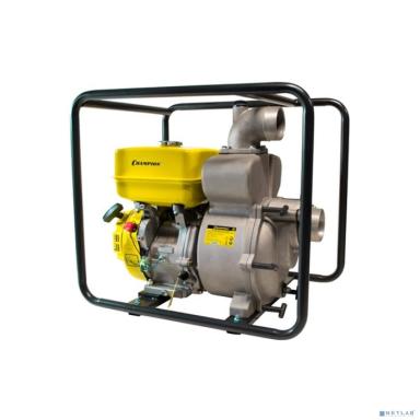 CHAMPION Мотопомпа GTP80H { 3" сильнозагрязненная вода 1300л/мин 8/26м 6,5л 9лс 53кг } 