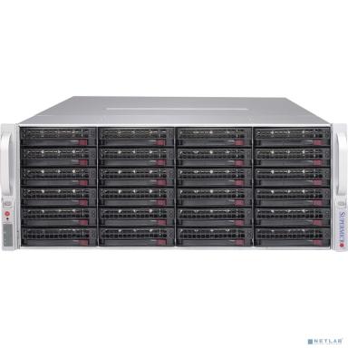 Supermicro CSE-847E1C-R1K23JBOD Корпус 44x (24 front + 20 rear) 3.5&quot; hot-swap SAS/SATA drive bays supporting SAS3/2 or SATA3 HDDs with 12Gbps throughput/Redundant 1200W Titaninum Level (1+1) powe