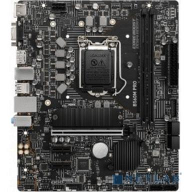 MSI  B560M PRO (B560 S1200 MATX) {Soc-1200 Intel B560 2xDDR4 mATX AC`97 8ch(7.1) 2.5Gg+VGA+HDMI+DP}