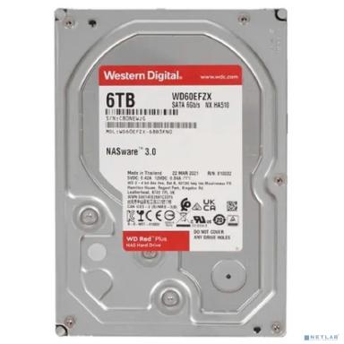 6TB WD NAS Red Plus (WD60EFZX) {Serial ATA III, 5640- rpm, 128Mb, 3.5"}