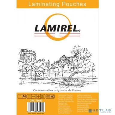 Пленка для ламинирования  Lamirel,  А4, 125мкм, 100 шт.