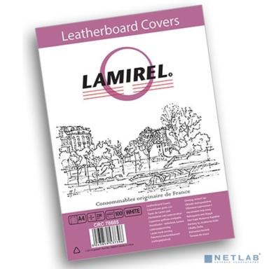 Обложки для переплёта Fellowes A4 230г/м2 белый (100шт) Lamirel (LA-78685)