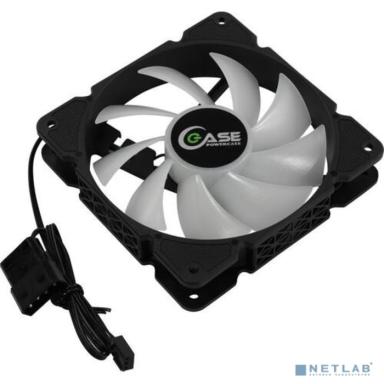 Powercase Вентилятор (M3LED) 5 color LED 120x120x25mm (100шт./кор, 3pin + Molex, 1150±10% об/мин) Bulk