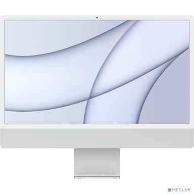 Apple iMac 24 2021 [MGPD3RU/A] Silver 24" Retina 4.5K {Apple M1 8C CPU 8C GPU/8GB/512GB SSD/LAN}