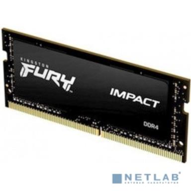 Kingston DRAM 16GB 2666MHz DDR4 CL15 SODIMM 1Gx8 FURY ImpactK F426S15IB1/16