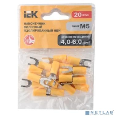 Iek UNL10-4-006-6-5 Наконечник Н B И 5.5-5 вилка 4-6мм (20 шт) ИЭК