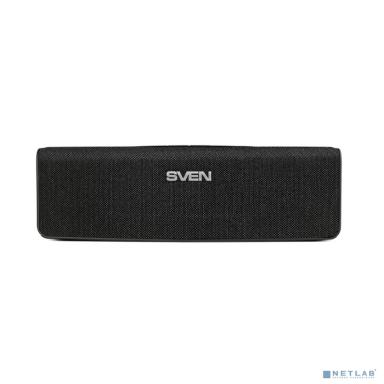 SVEN PS-192, черный (16 Вт, TWS, Bluetooth, FM, USB, microSD, NFC, 2400мА*ч)