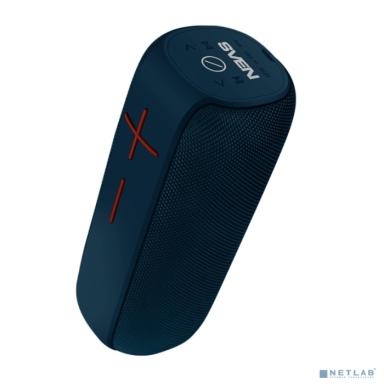 SVEN PS-295, синий, акустическая система 2.0, мощность 2x10 Вт (RMS), Waterproof (IPx6), TWS, Bluetooth, FM, USB, microSD, встроенный аккумулятор
